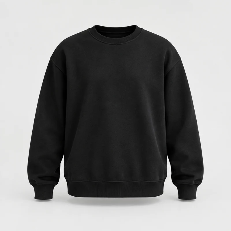 Sweat col rond — Noir